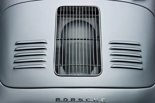 Air vents of the engine compartment of a sports car Porsche 356 Speedster. The Classic Days on Kurfuerstendamm. — ストック写真