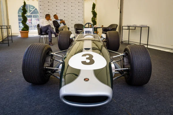 Racing car Formula-2, Brabham BT23-5, pilot Jochen Rindt, 1967. The Classic Days on Kurfuerstendamm. — Stock Photo, Image