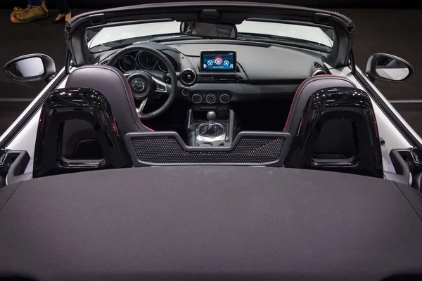 Cabin of a roadster Mazda MX-5 — Stock Photo, Image