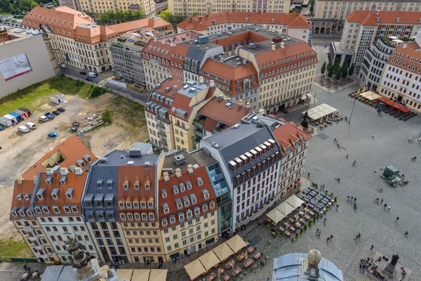 Il centro storico. Dresda è la capitale della Sassonia . — Foto Stock