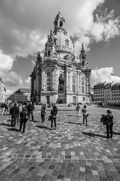 Dresde Frauenkirche (Iglesia de Nuestra Señora ) —  Fotos de Stock