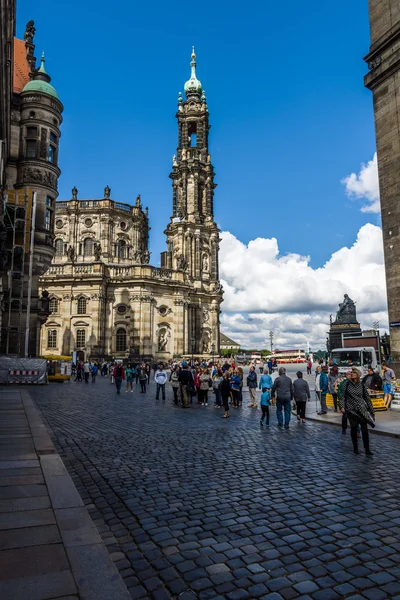 Cathedral of the Holy Trinity (Katholische Hofkirche) — Stockfoto