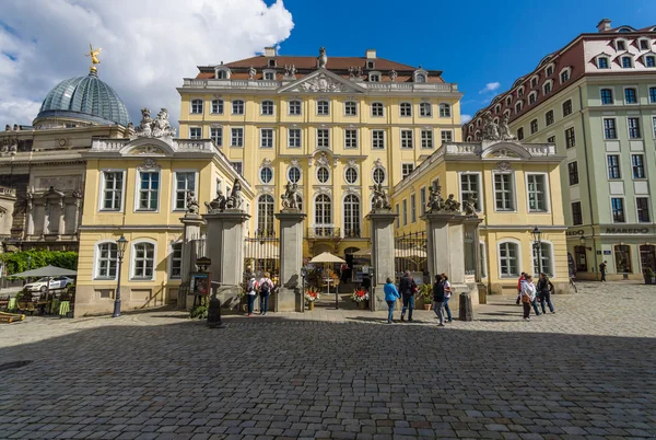 The old streets in the historic center. — Zdjęcie stockowe