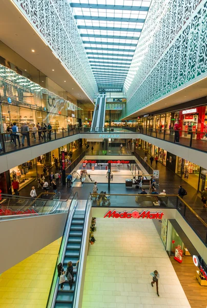 View of new Mall of Berlin shopping mall in Potsdamer Platz