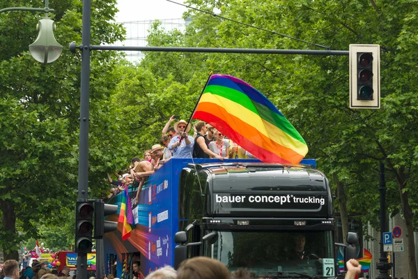 Christopher Street Day 2015. Berlin. — Fotografie, imagine de stoc