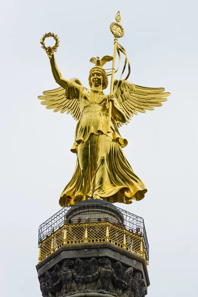 Goldelse (goldlizzy). Fragment der Berliner Siegessäule, Nahaufnahme. — Stockfoto