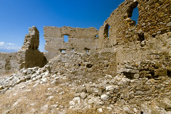 Starożytne ruiny Aspendos. Turcja. — Zdjęcie stockowe