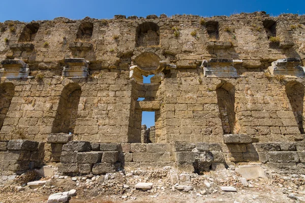 Aspendos antik kalıntıları. Türkiye. — Stok fotoğraf