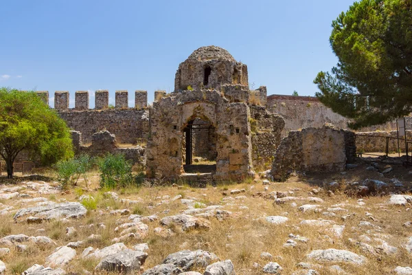 Ruiny kostela sv. Jiří, byzantské éry. Hrad Alanya. Turecko — Stock fotografie
