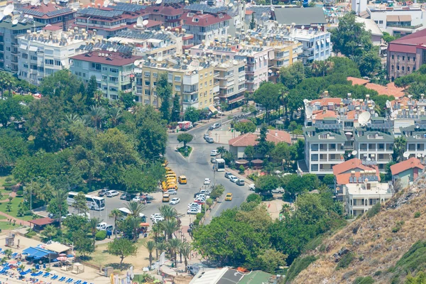 Houses in the central districts of Alanya — Stock Photo, Image