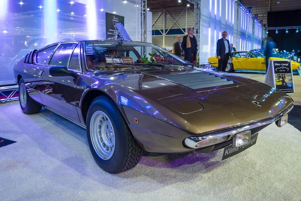 Sports car Lamborghini Urraco P300, 1976. — Zdjęcie stockowe