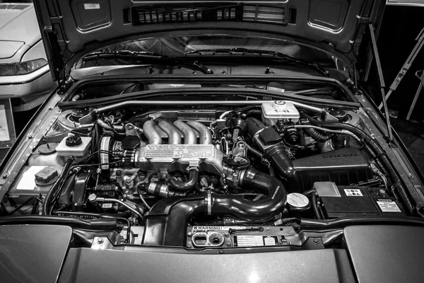 Engine of Volvo 480, close-up. — Stok fotoğraf