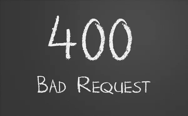 Http-Status kod 400 Bad Request — Stockfoto