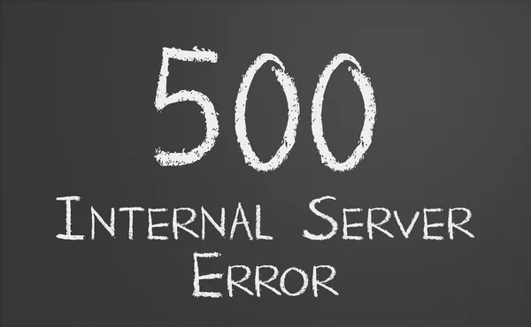 HTTP Código de status 500 Erro no servidor interno — Fotografia de Stock