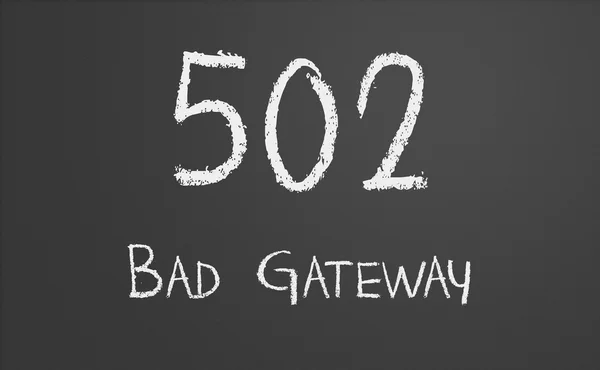 HTTP Status code 502 Bad Gateway Stock Image