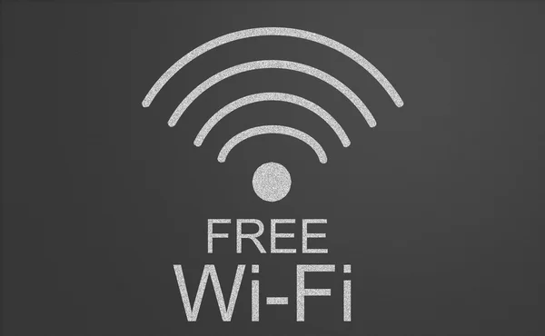 Ücretsiz Wi-Fi işareti — Stok fotoğraf