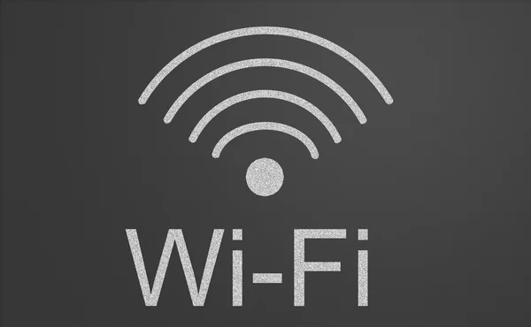 WiFi знак — стокове фото