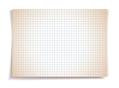 Sepya kare defter kağıt 