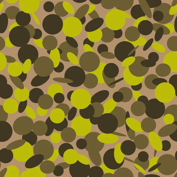 Seamless confetti pattern in camouflage colors Stock Illustration