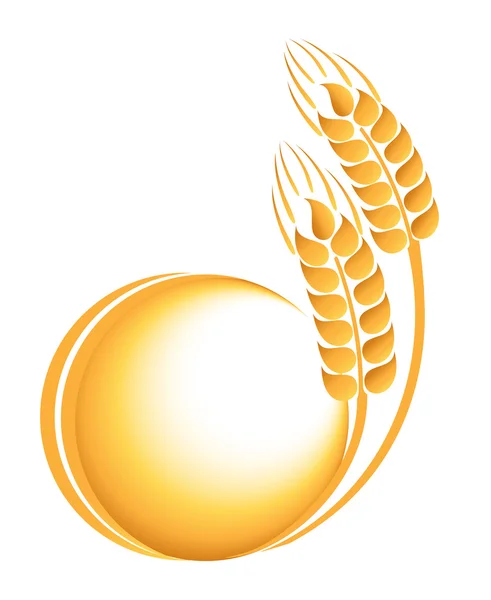 Wheat ears icon — Stock Vector