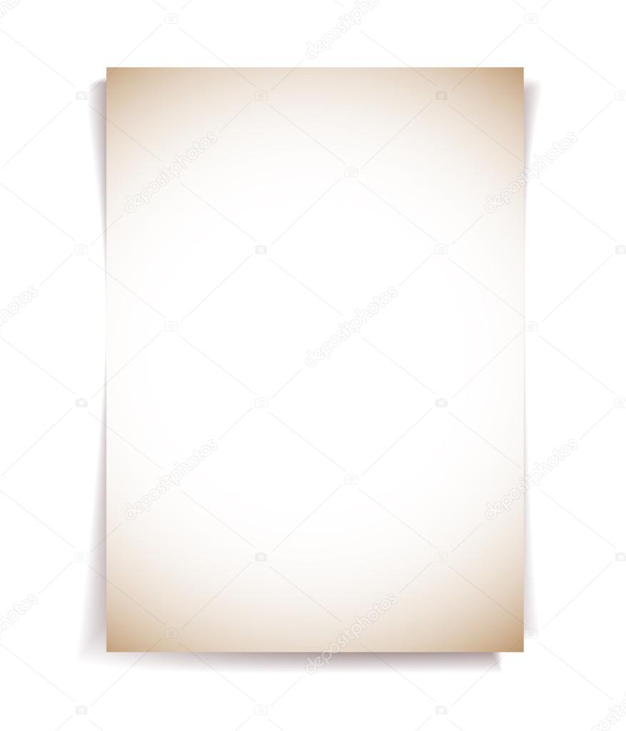 Note paper adhesive on white background