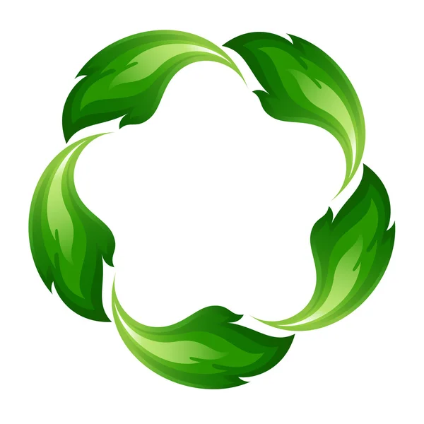 Green fire icon — Stock Vector