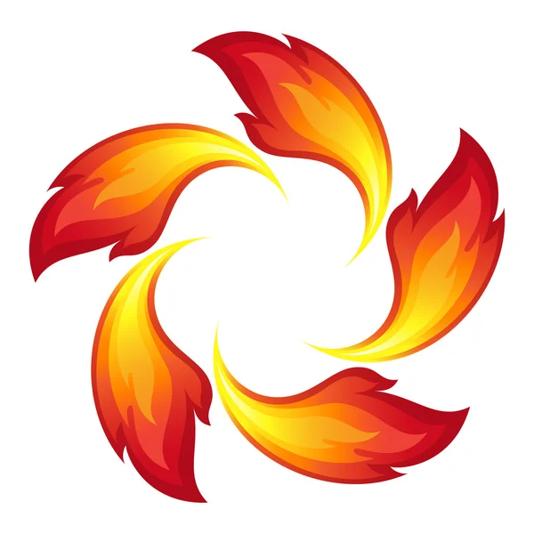 Ateş Çemberi — Stok Vektör