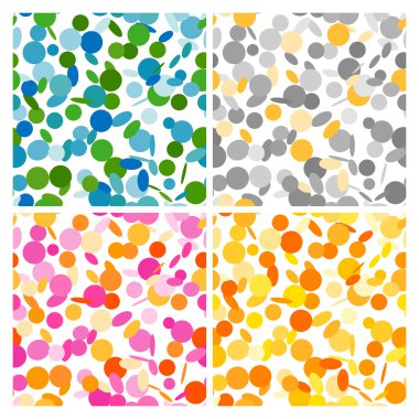 Sorunsuz konfeti deseni kümesi