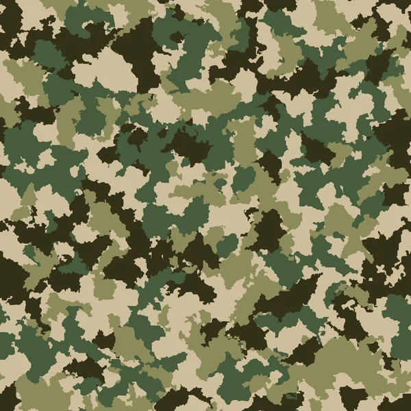 Modèle de camouflage sans couture — Image vectorielle