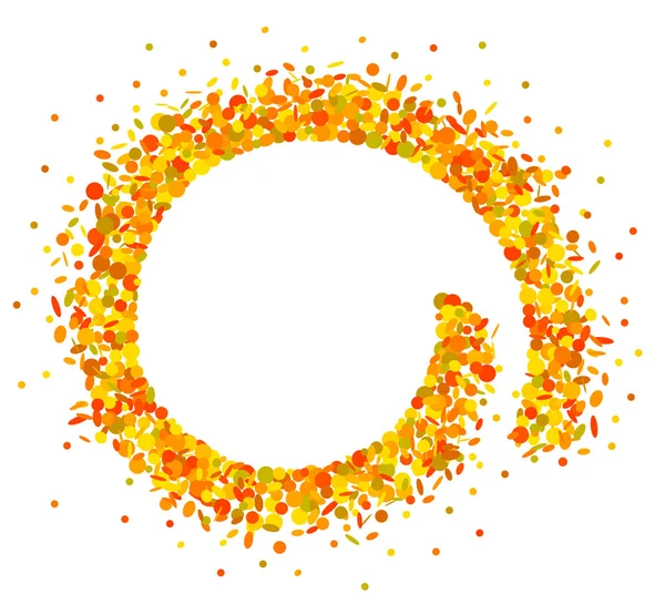 Confetti spirale — Stock Vector