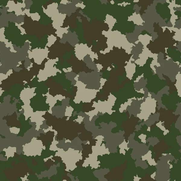 Modèle de camouflage sans couture — Image vectorielle