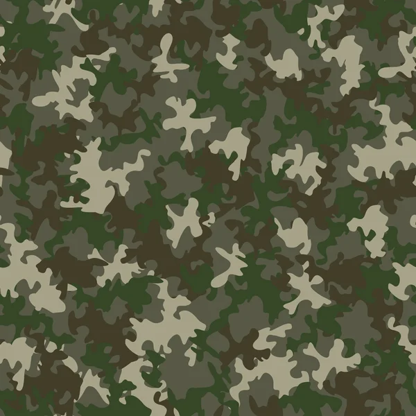 Modèle de camouflage sans couture — Image vectorielle