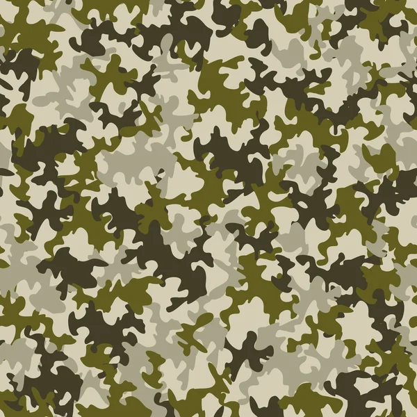 Modèle de camouflage sans couture — Image vectorielle