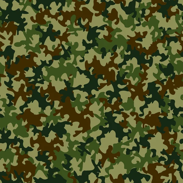 Modèle de camouflage sans couture — Image vectorielle