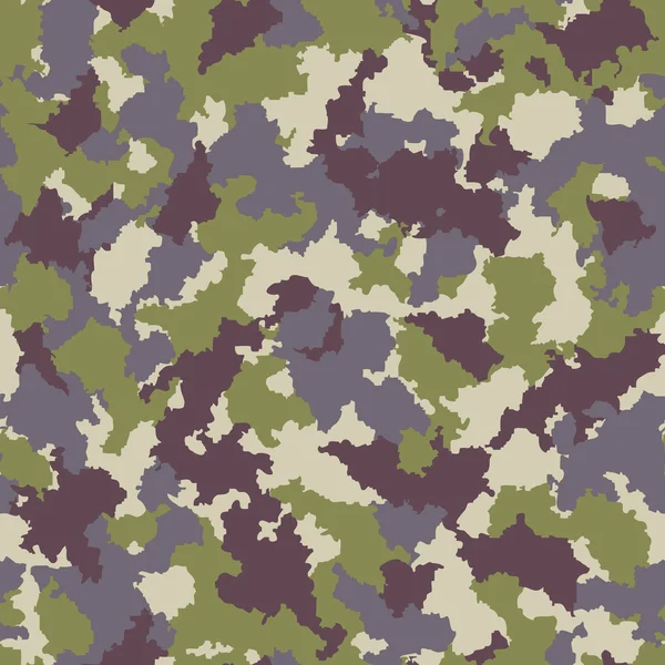 Modèle de camouflage sans couture — Image vectorielle