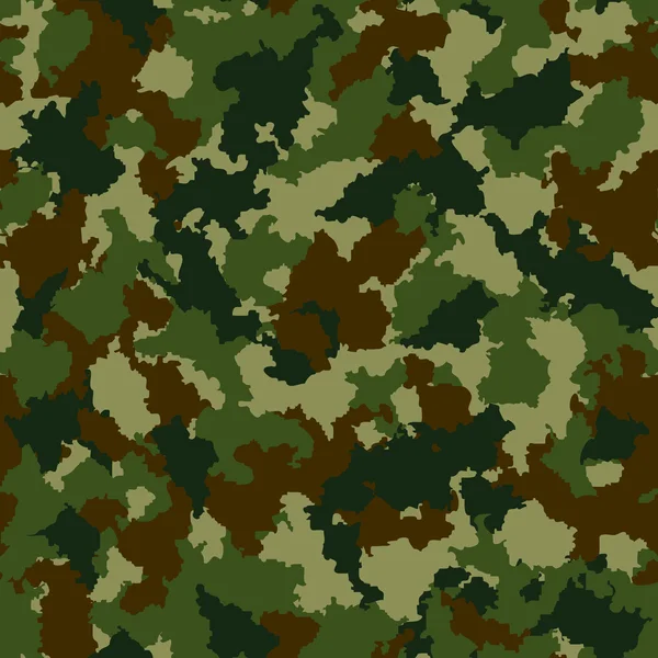 Modèle de camouflage sans couture — Image vectorielle