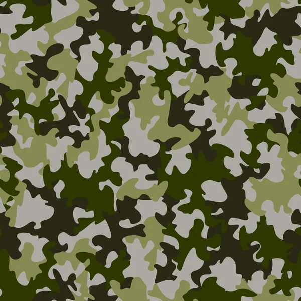 Modèle de camouflage sans couture — Image vectorielle