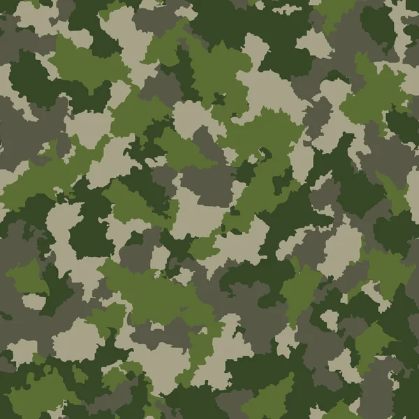 Modèle de camouflage sans couture — Image vectorielle