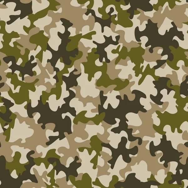 Modèle de camouflage sans couture — Image vectorielle