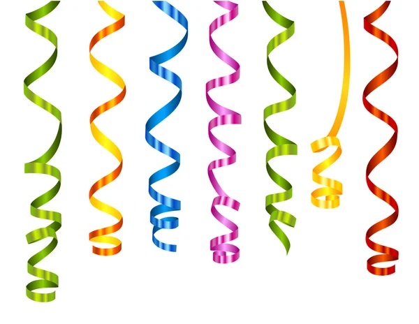 Serpentina colorida — Vetor de Stock