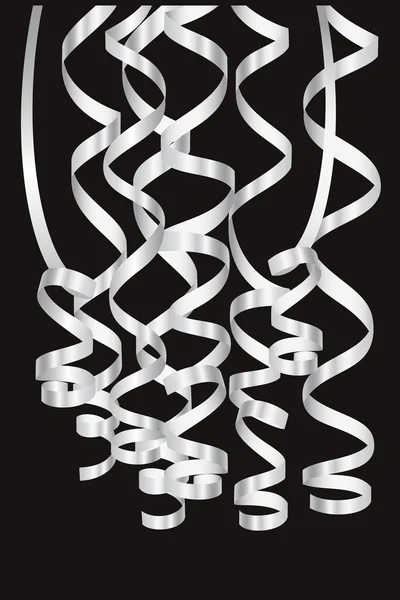 Serpentine en blanc — Image vectorielle