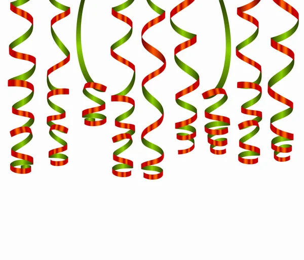 Serpentine i rött och grönt — Stock vektor