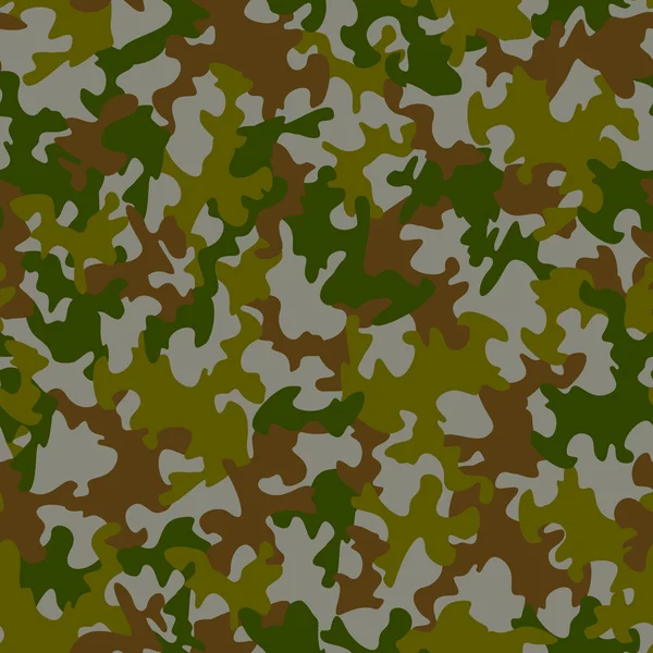 Modèle de camouflage sans couture — Image vectorielle