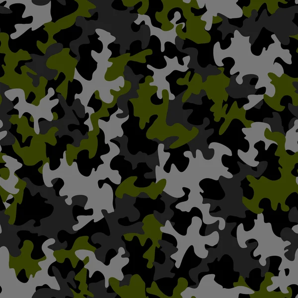 Modèle de camouflage sans couture — Image vectorielle