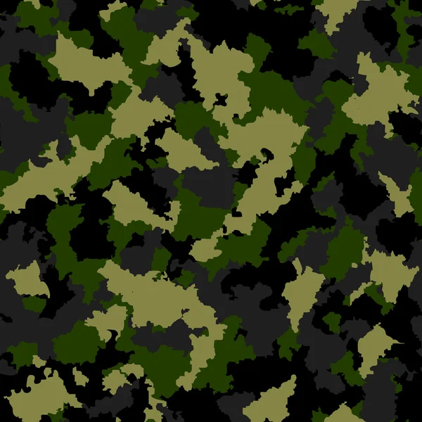 Modèle de camouflage sans couture — Image vectorielle