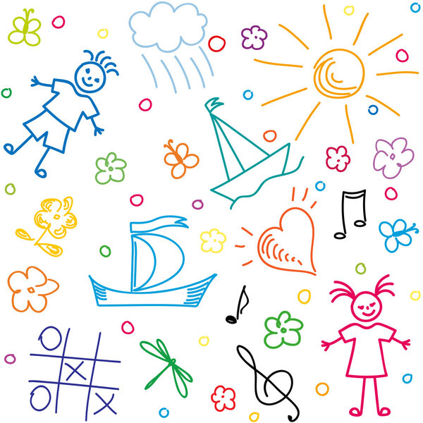 Предпосылки для рисования детей вручную
