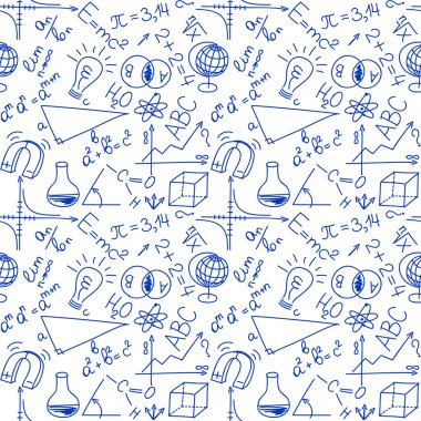 Fiziksel ve Matematiksel denklemler ve formüller, sorunsuz backg