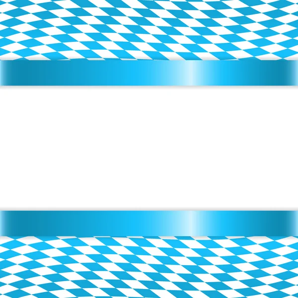 Banner en colores bavarianos — Vector de stock