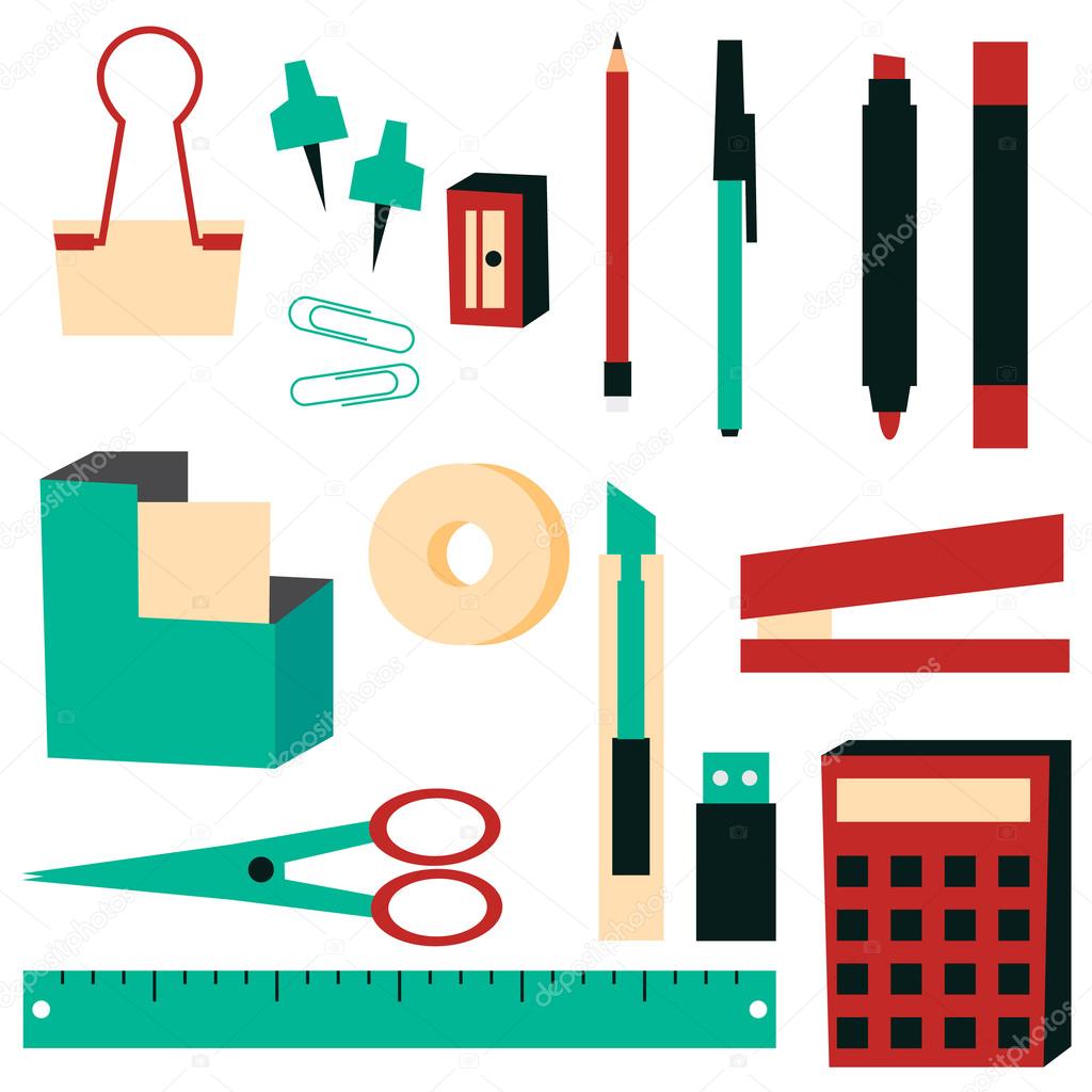 Office supplies Vectors & Illustrations for Free Download