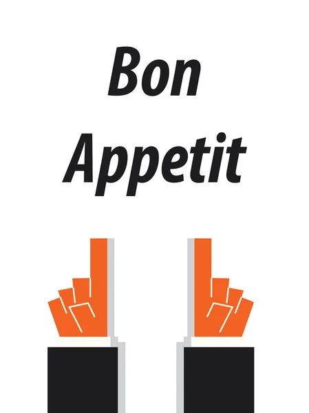 Bon Appetit 排版 — 图库矢量图片